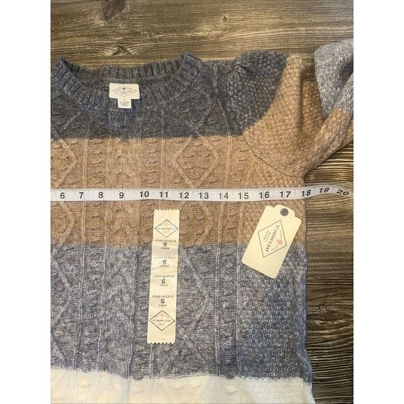 St Johns Bay Womens Sweater Neutral Combo. Size Small. Crew Neck. NWT. 12 - Picture 6 of 8